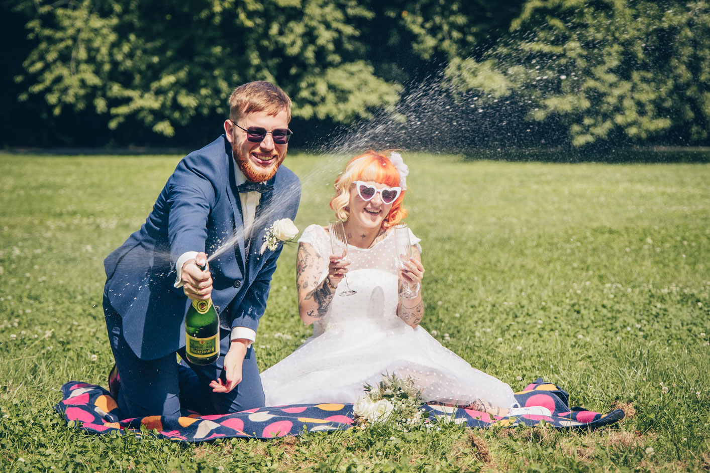 Hochzeit in Leipzig mit Hochzeitsfotograf urbane Hochzeit