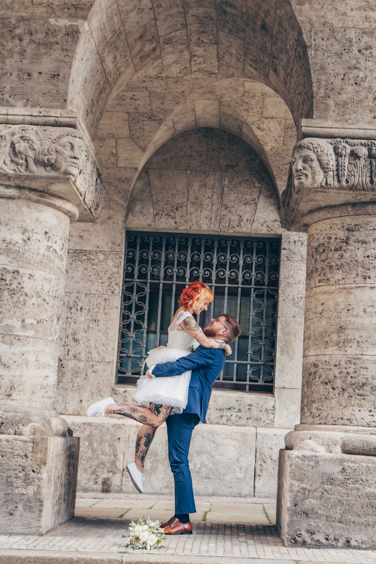 standesamtliche Trauung standesamt leipzig Hochzeitsfotograf Leipzig urbane Hochzeit im Sommer