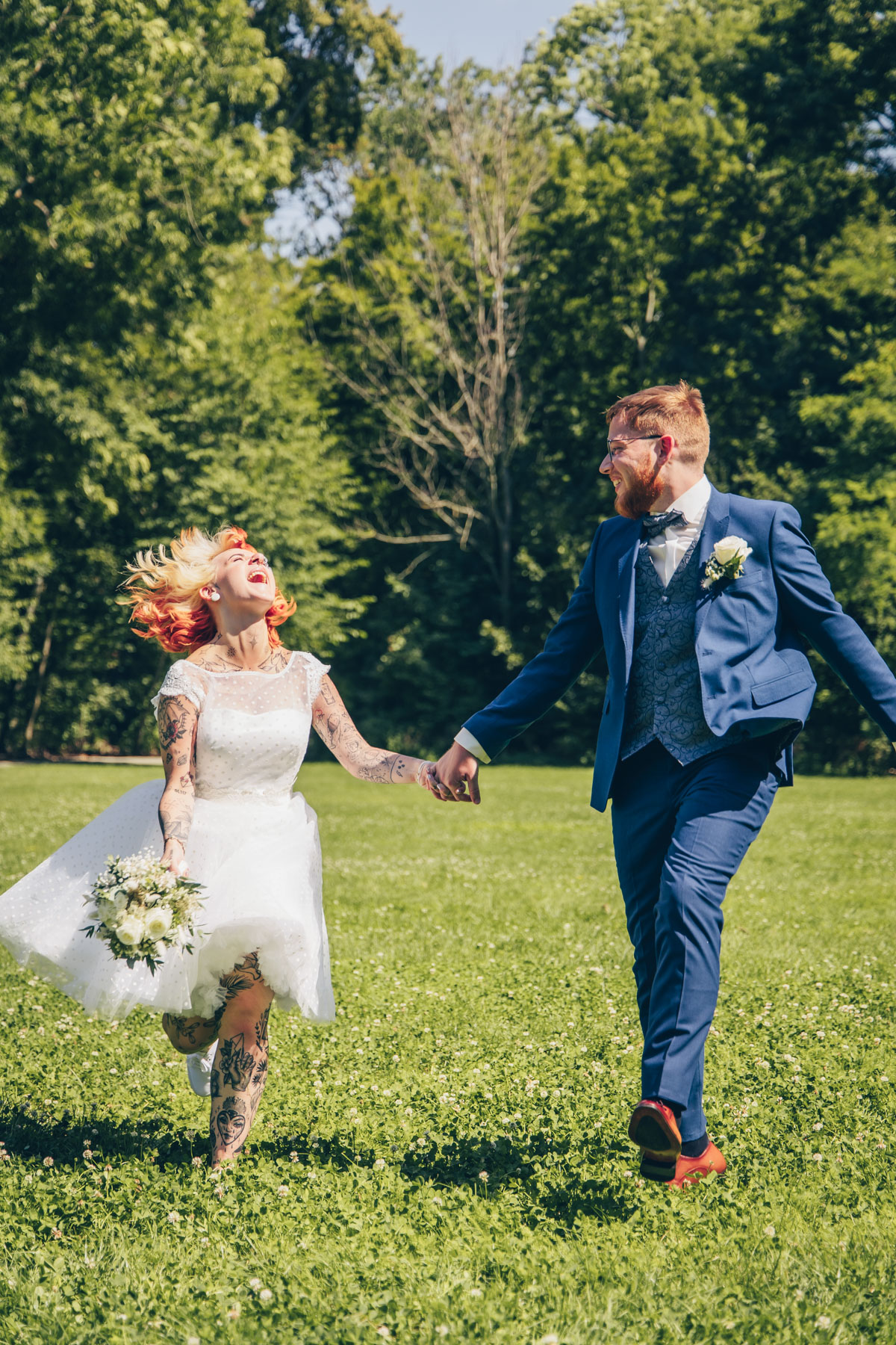 standesamtliche Trauung standesamt leipzig Hochzeitsfotograf Leipzig urbane Hochzeit im Sommer
