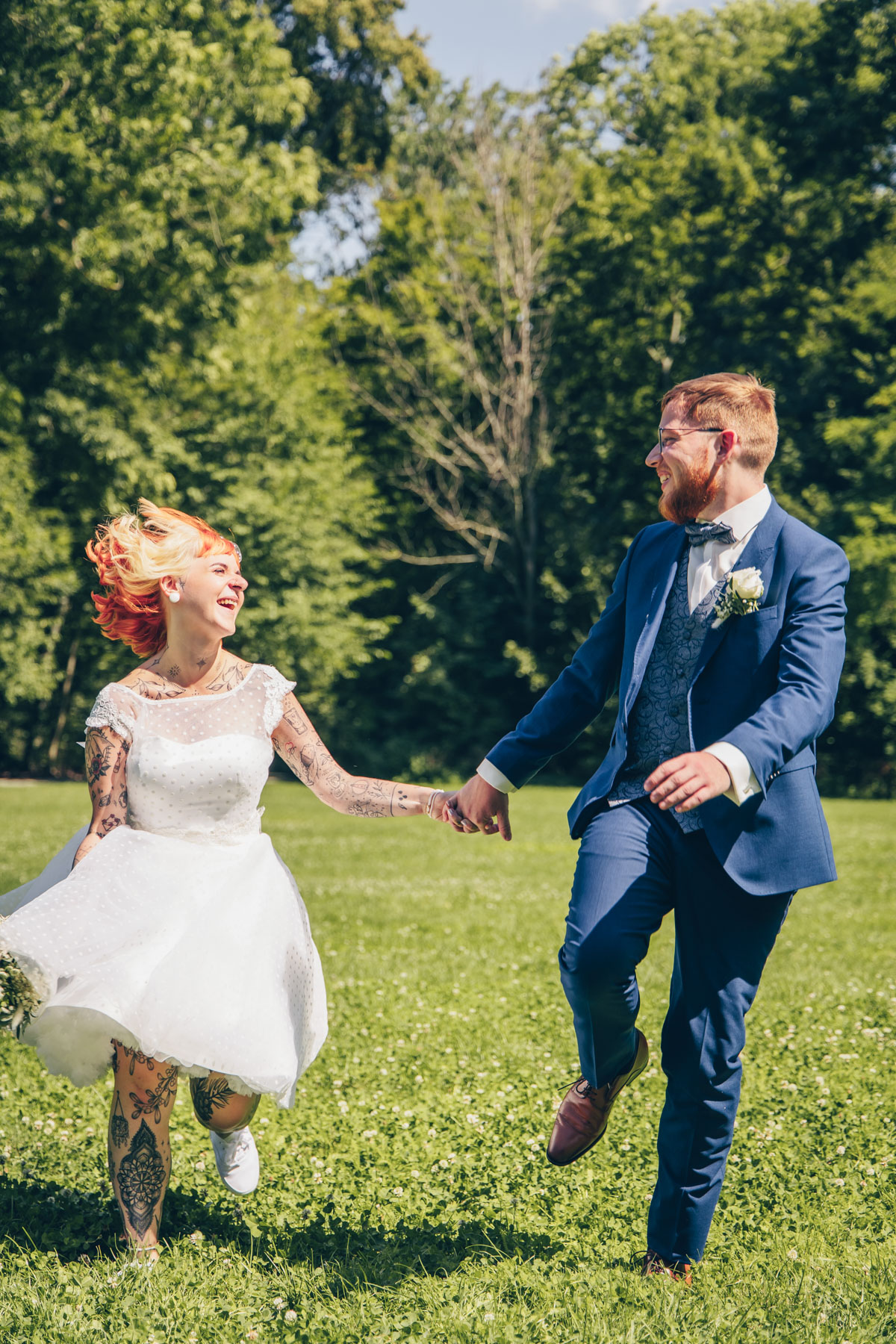standesamtliche Trauung standesamt leipzig Hochzeitsfotograf Leipzig urbane Hochzeit im Sommer