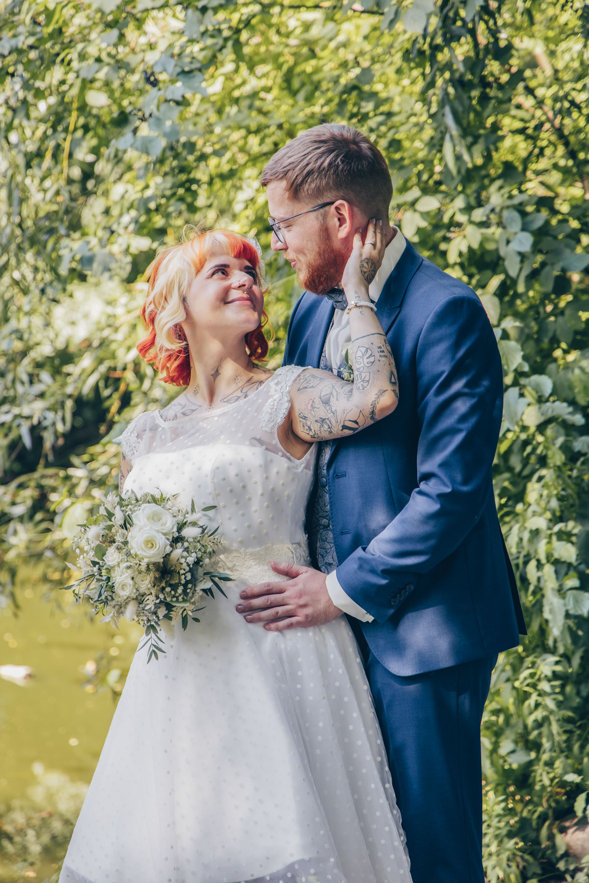 standesamtliche Trauung standesamt leipzig Hochzeitsfotograf Leipzig urbane Hochzeit im Sommer
